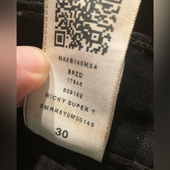 Rare!  🇺🇸 Waxed Ricky Supert T in “BRZD DARK RIDER” True Religion size 30x34. - Picture 12 of 13